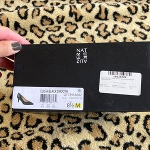 Naturalizer black pumps. Size 8.5. Worn once. Very stylish.